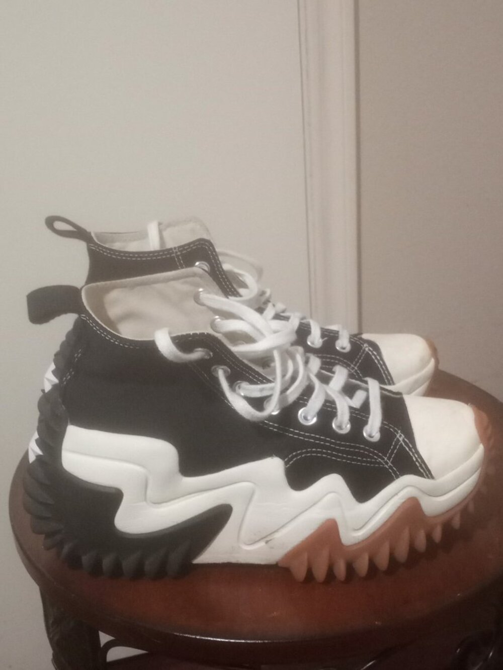 Converse Run Star Chuck Taylor Platform Shoes Sneakers Mens Size 6 Womens 7.5